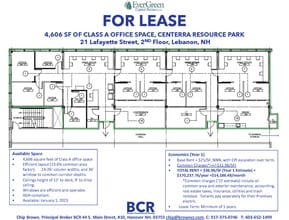 21 Lafayette St, Lebanon, NH for lease Floor Plan- Image 1 of 6