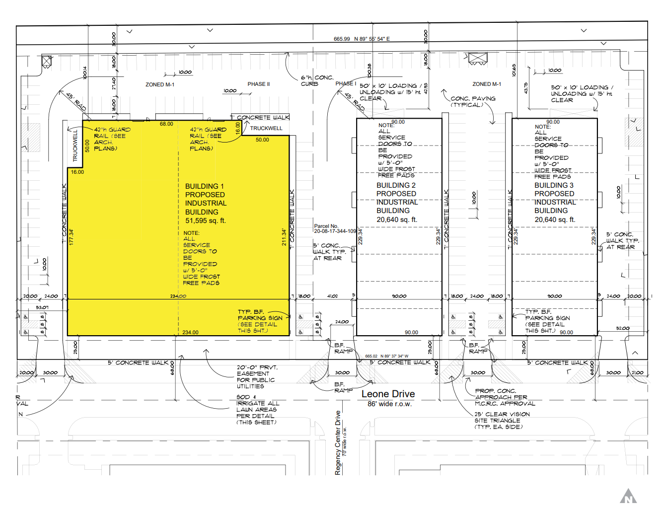 17201 Leone Dr, Macomb, MI for lease Site Plan- Image 1 of 1