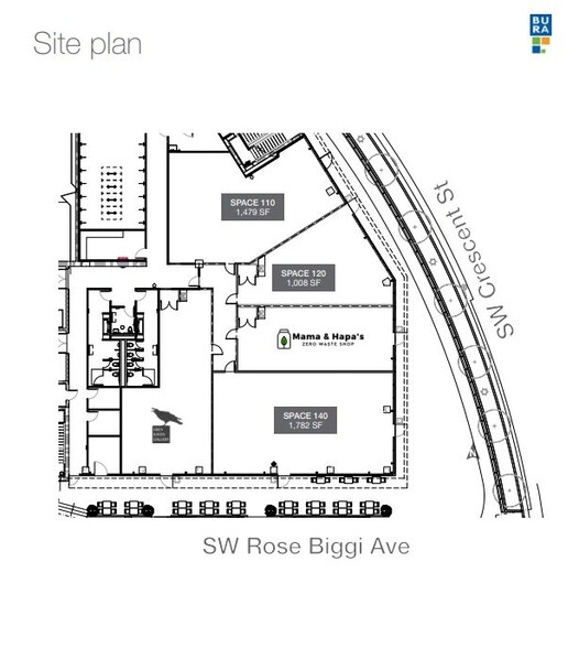 12695 Crescent, Beaverton, OR for lease - Site Plan - Image 2 of 2