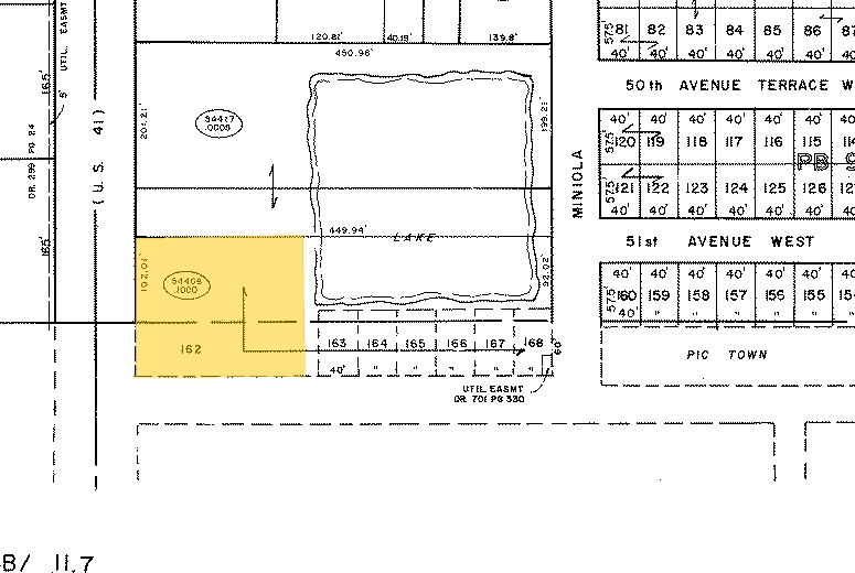 5105 14th St W, Bradenton, FL for lease - Plat Map - Image 2 of 2