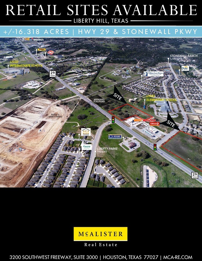 12270 Highway 29, Liberty Hill, TX, 78642 Commercial Land For Sale