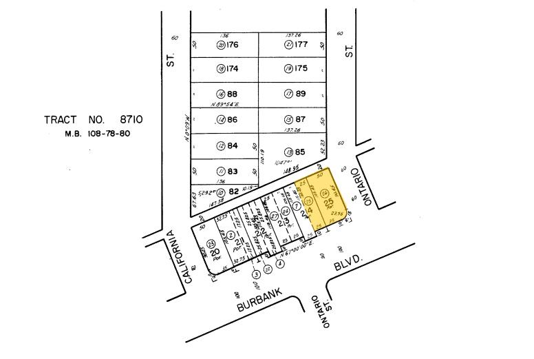 3111 W Burbank Blvd, Burbank, CA for lease - Plat Map - Image 2 of 12