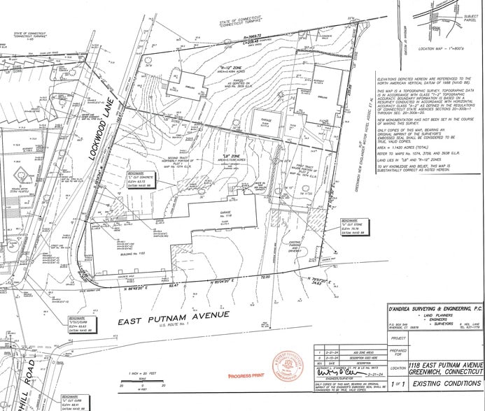 1130 E Putnam Ave, Riverside, CT for sale - Plat Map - Image 3 of 10