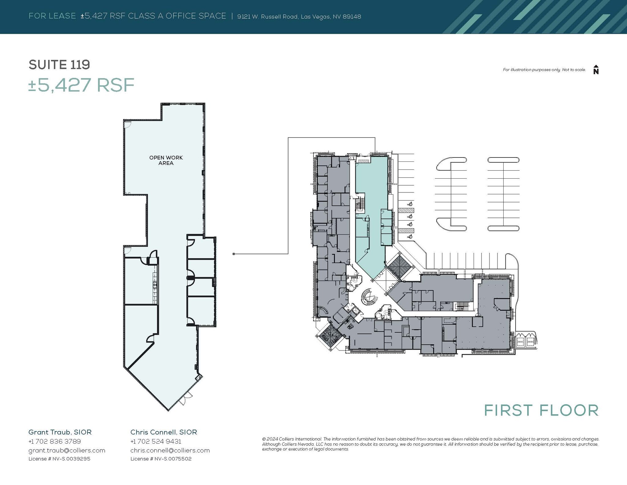 9121 W Russell Rd, Las Vegas, NV for lease Floor Plan- Image 1 of 1