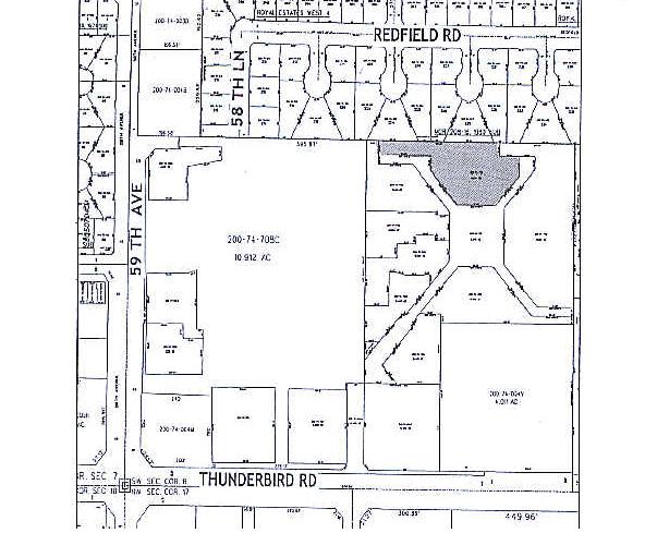 5750 W Thunderbird Rd, Glendale, AZ for lease - Plat Map - Image 3 of 5