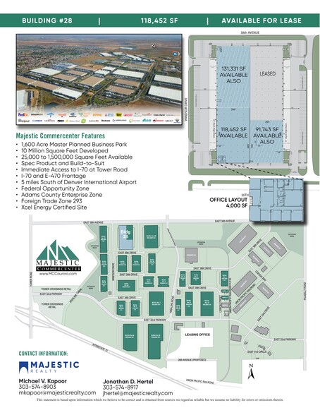 3700 N Windsor Dr, Aurora, CO for lease - Site Plan - Image 2 of 6