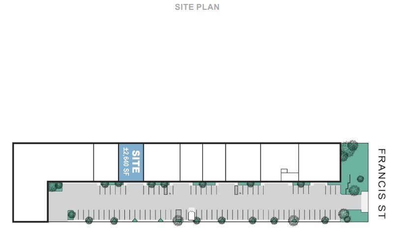 1474-1484 E Francis St, Ontario, CA for lease - Site Plan - Image 2 of 3