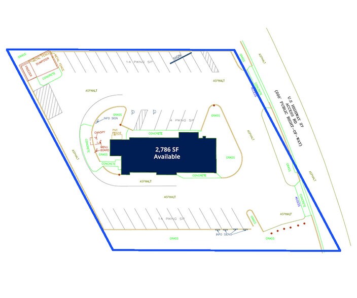 44304 Highway 27, Davenport, FL for lease - Site Plan - Image 1 of 2