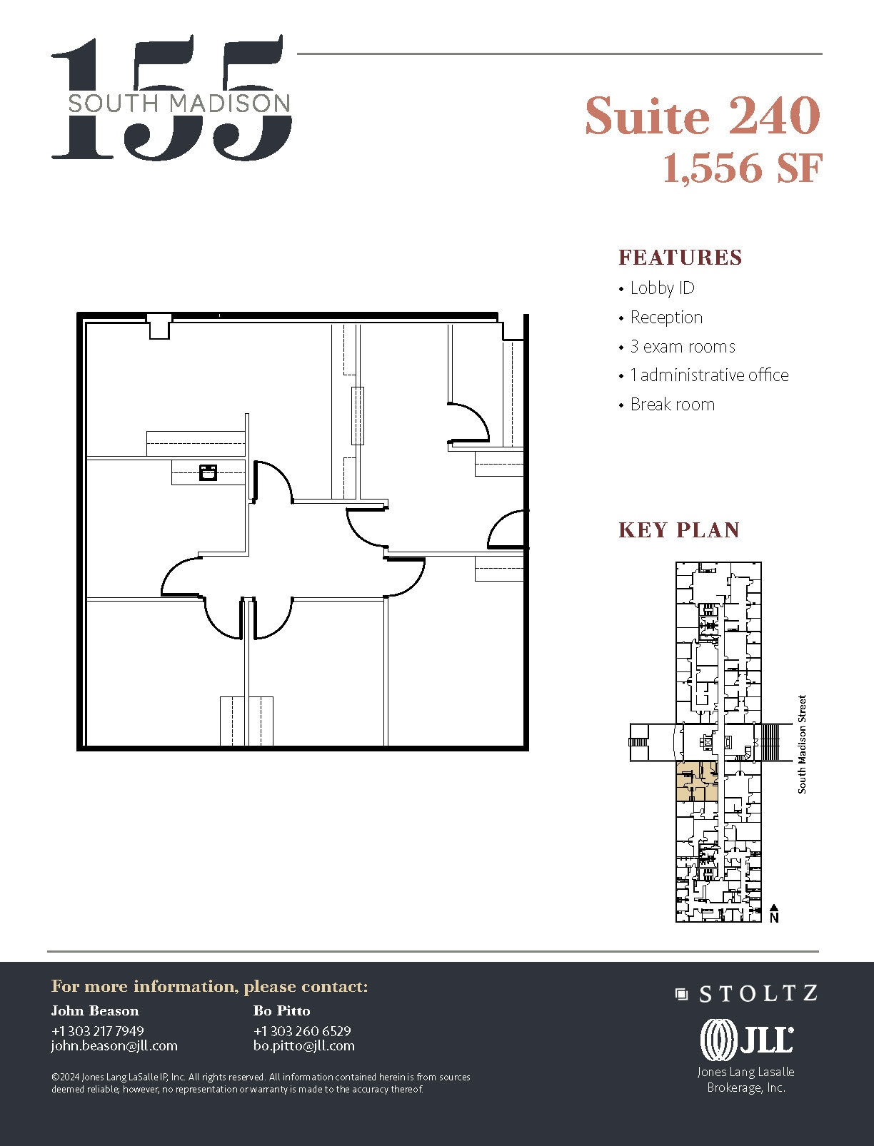 155 S Madison St, Denver, CO for lease Floor Plan- Image 1 of 1