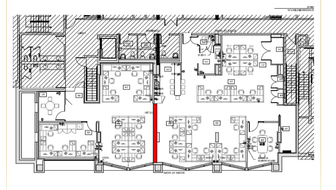 1155-1187 Queen St W, Toronto, ON for lease Floor Plan- Image 1 of 1