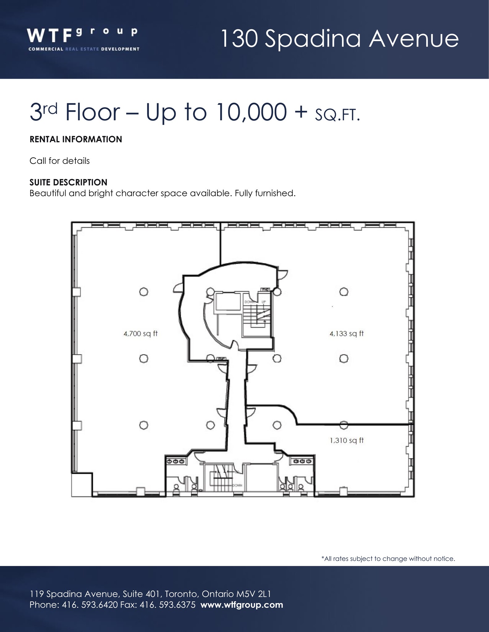 130 Spadina Ave, Toronto, ON for lease Site Plan- Image 1 of 9