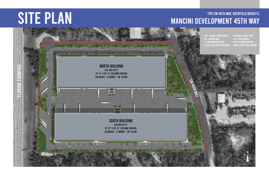 1701 SW 45th Way, Deerfield Beach, FL for lease - Site Plan - Image 2 of 3