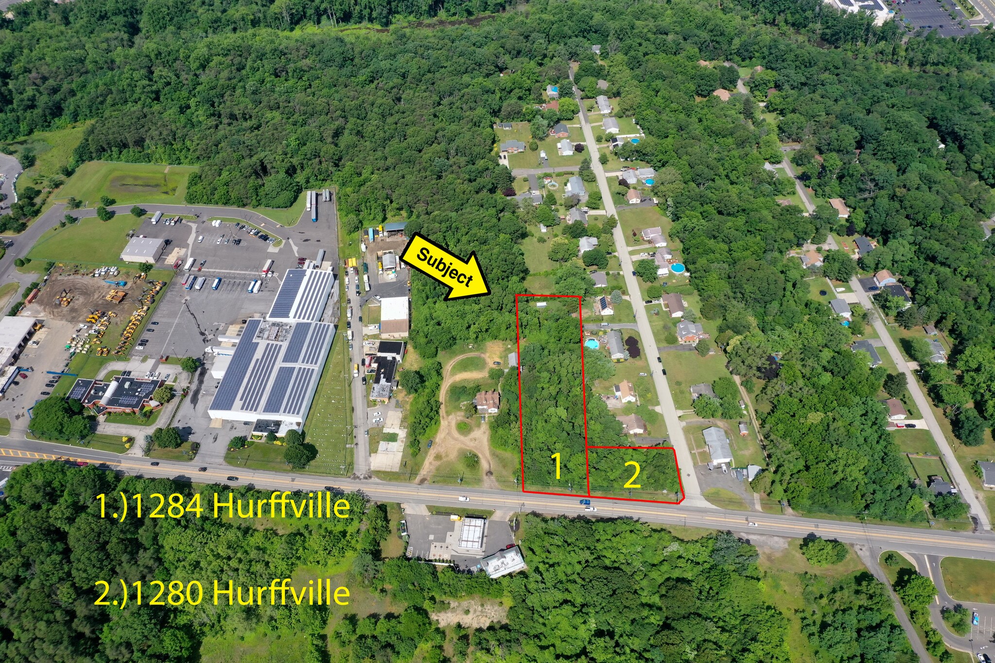 1284 Hurffville Rd, Deptford Township, NJ for sale Aerial- Image 1 of 1