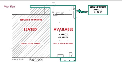 1011-1021 N Tustin Ave, Anaheim, CA for lease Floor Plan- Image 2 of 2