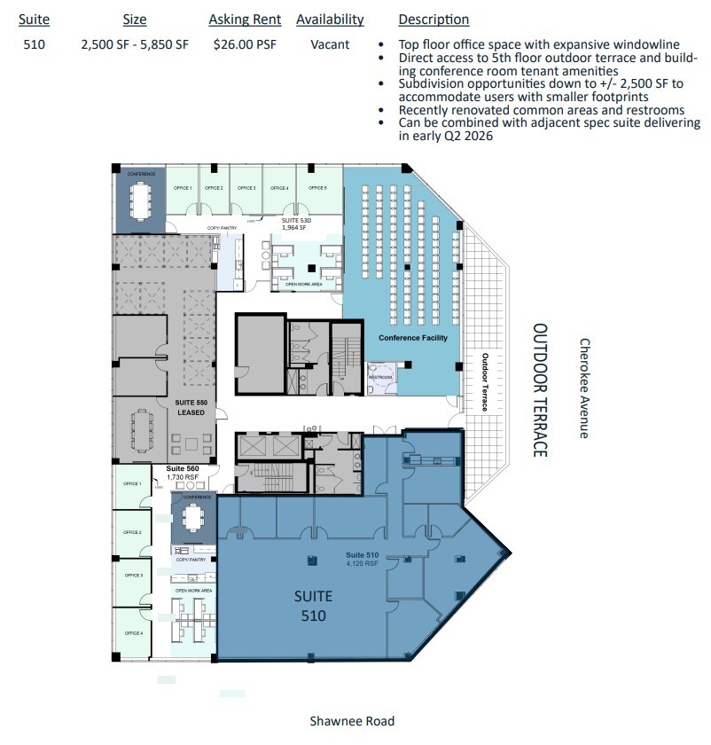 5500 Cherokee Ave, Alexandria, VA for lease Floor Plan- Image 1 of 1
