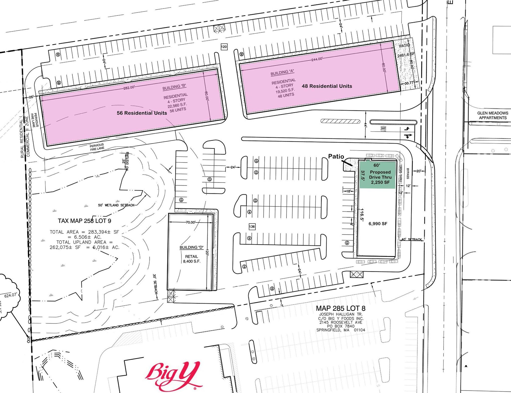 340 E Central St, Franklin, MA for sale Site Plan- Image 1 of 1