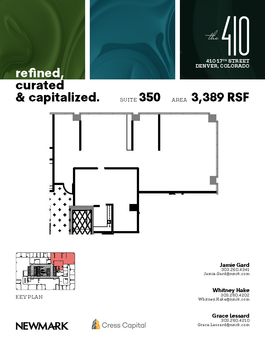 410 17th St, Denver, CO for lease Floor Plan- Image 1 of 1