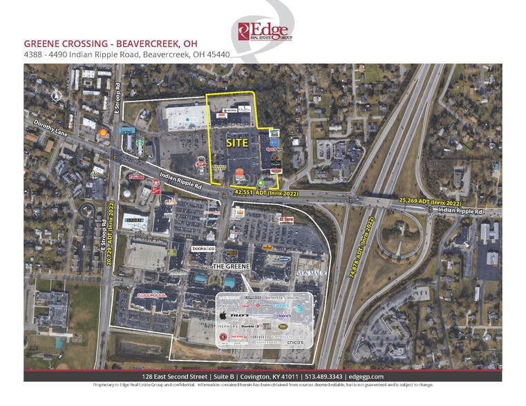 4388-4480 Indian Ripple Rd, Dayton, OH for lease - Aerial - Image 2 of 7