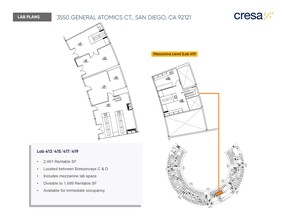 3550 General Atomics Ct, San Diego, CA for lease Floor Plan- Image 1 of 1