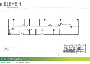 11 Greenway Plz, Houston, TX for lease Floor Plan- Image 1 of 2