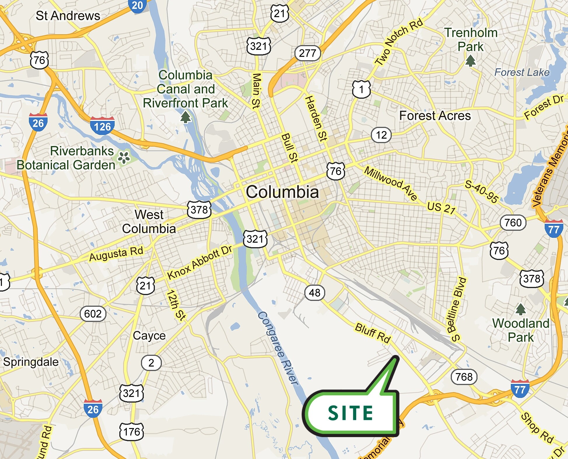 1955 Bluff Rd, Columbia, SC 29201 Land for Sale