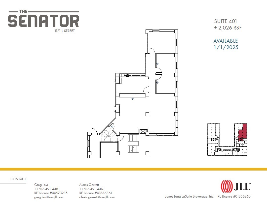 1121 L St, Sacramento, CA for lease Floor Plan- Image 1 of 1