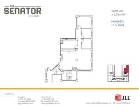 1121 L St, Sacramento, CA for lease Floor Plan- Image 1 of 1