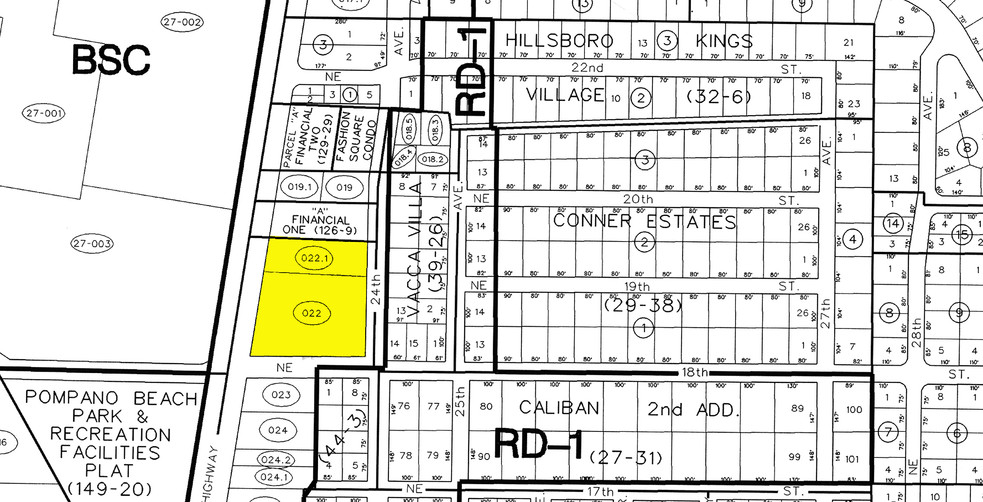 1800 N Federal Hwy, Pompano Beach, FL for lease - Plat Map - Image 2 of 32