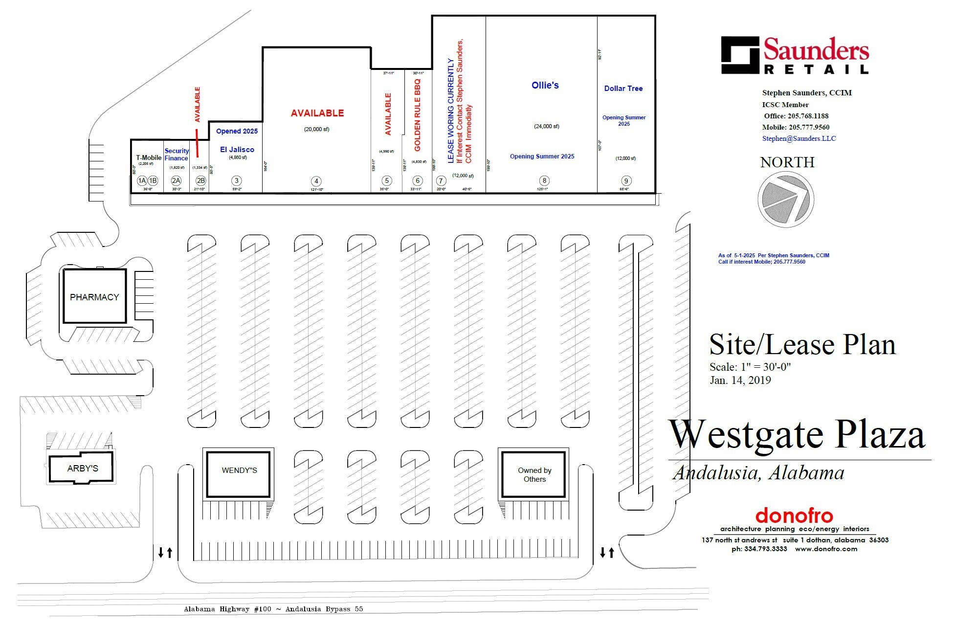 600 Westgate Plz, Andalusia, AL for lease Site Plan- Image 1 of 1