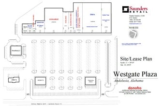 600 Westgate Plz, Andalusia, AL for lease Site Plan- Image 1 of 1