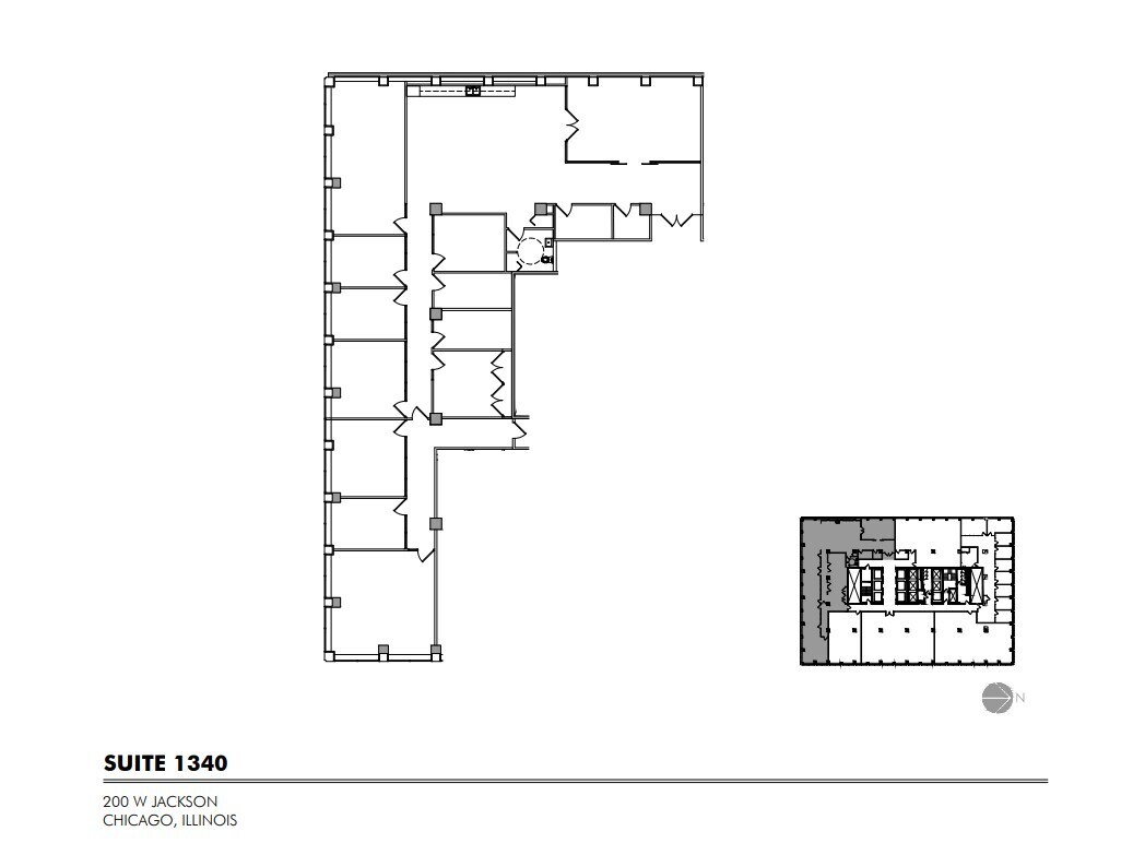 200 W Jackson Blvd, Chicago, IL for lease Floor Plan- Image 1 of 1