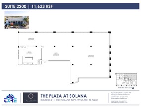 1301 Solana Blvd, Westlake, TX for lease Floor Plan- Image 2 of 2