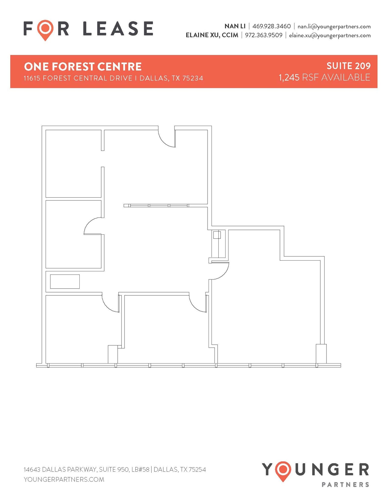 11615 Forest Central Dr, Dallas, TX for lease Floor Plan- Image 1 of 1