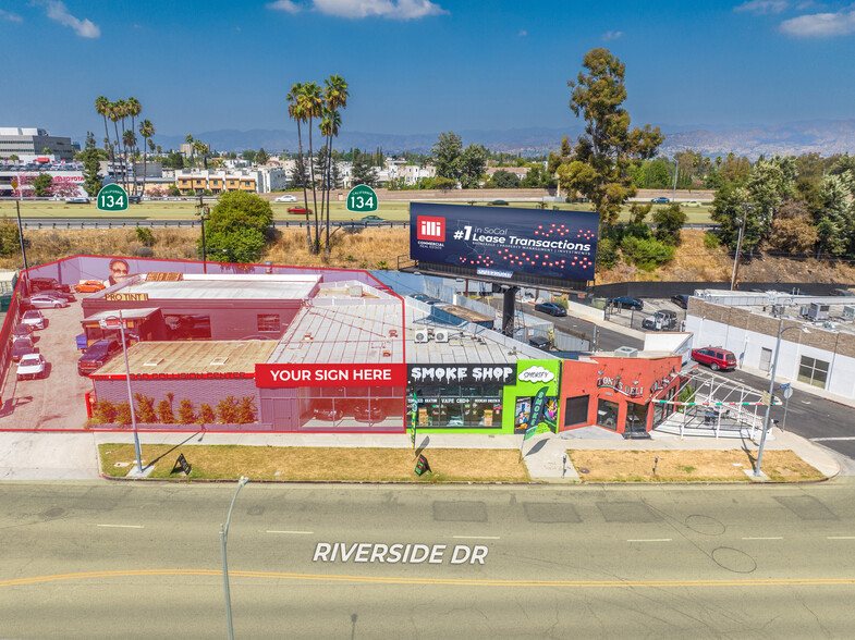 10803-10811 Riverside Dr, North Hollywood, CA for lease - Aerial - Image 2 of 8