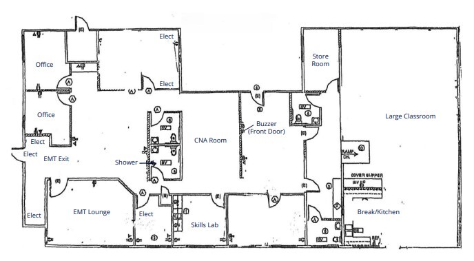 3637 Mission Ave, Carmichael, CA for lease Floor Plan- Image 1 of 3