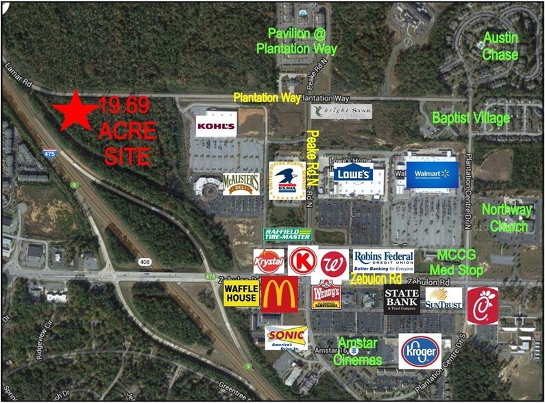 600-700 Lamar Rd, Macon-Bibb, GA for sale - Building Photo - Image 1 of 1