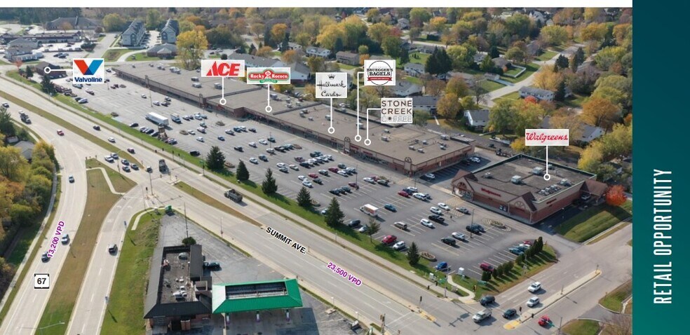 1027-1093 Summit Ave, Oconomowoc, WI for lease - Building Photo - Image 1 of 3