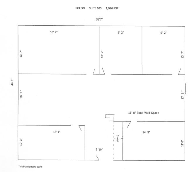 6001 Cochran Rd, Solon, OH for lease Floor Plan- Image 1 of 6