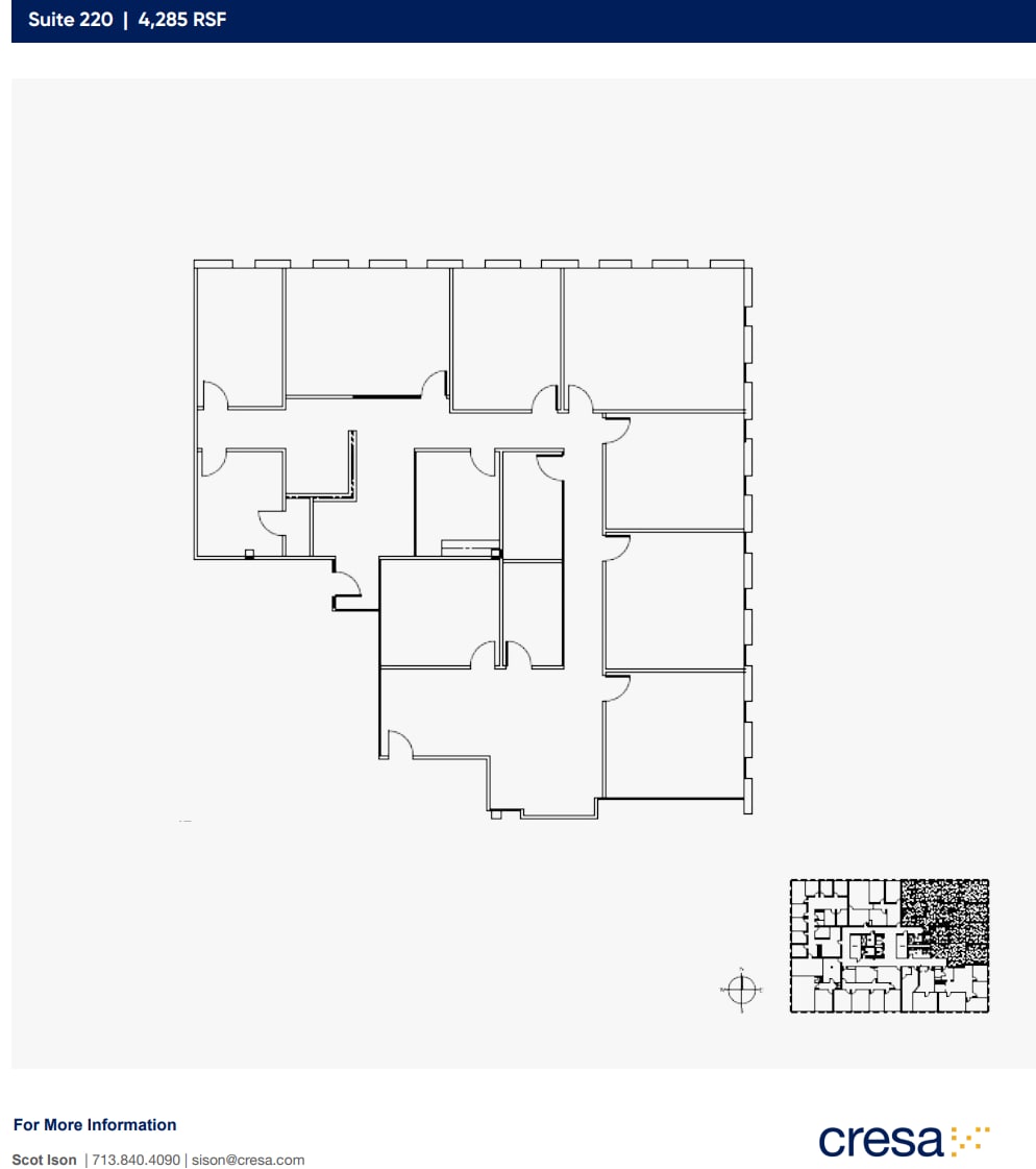 5005 Woodway Dr, Houston, TX for lease Floor Plan- Image 1 of 1
