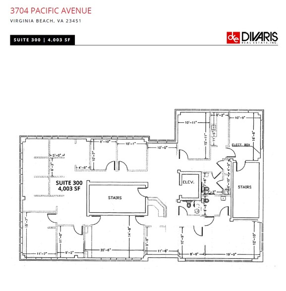 3704 Pacific Ave, Virginia Beach, VA for lease - Floor Plan - Image 2 of 2