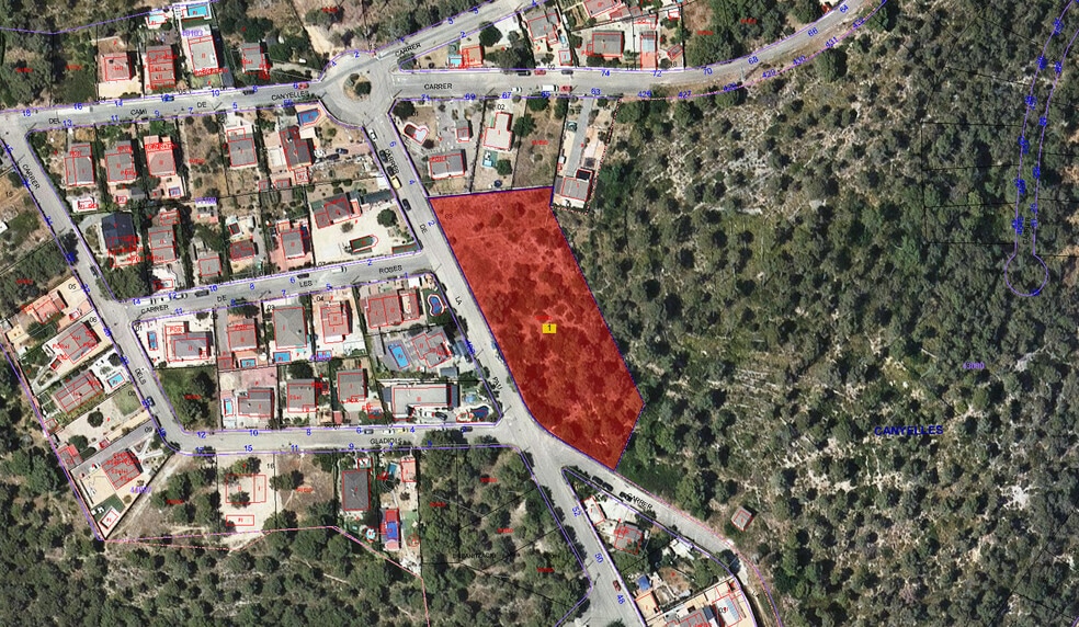 Land in Canyelles, Barcelona for sale - Plat Map - Image 3 of 4