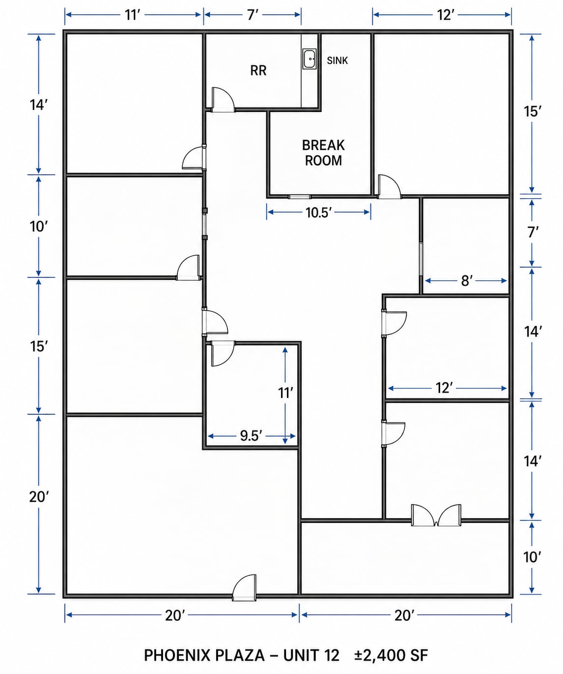6360-6480 W Flamingo Rd, Las Vegas, NV for lease Floor Plan- Image 1 of 1