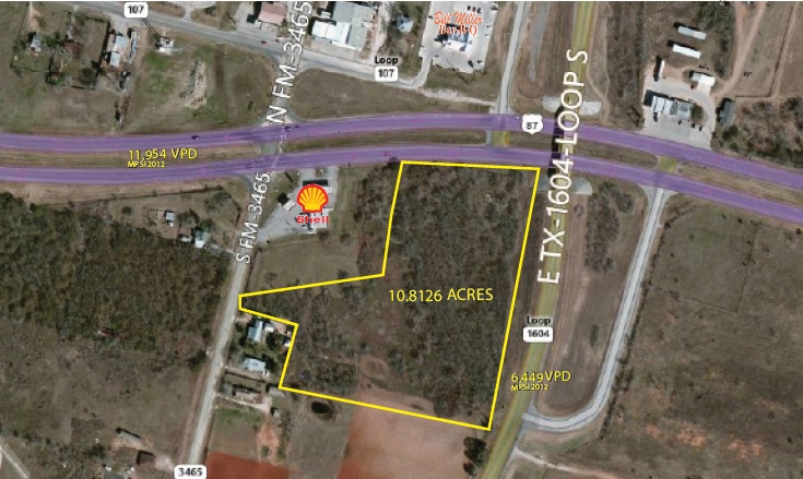 12198 US Highway 87 East At Loop 1604, Adkins, TX for sale - Building Photo - Image 2 of 6