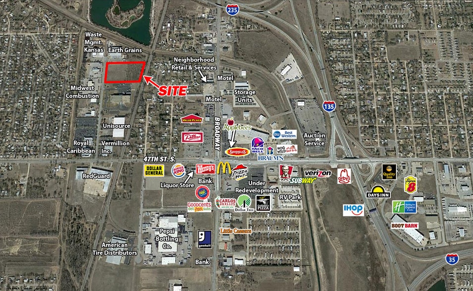 4500 Blk S Palisade Wichita Ks 67205, Wichita, KS for sale - Aerial - Image 1 of 1