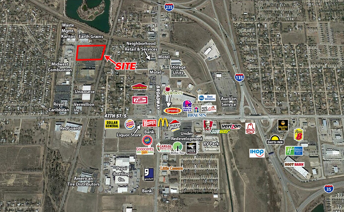 4500 Blk S Palisade Wichita Ks 67205, Wichita, KS for sale Aerial- Image 1 of 1