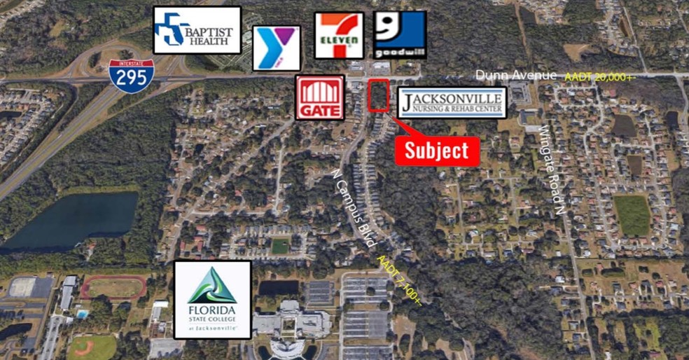 Dunn Ave & N Campus Blvd, Jacksonville, FL for sale - Building Photo - Image 1 of 1