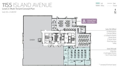 1155 Island Ave, San Diego, CA for lease Floor Plan- Image 1 of 1