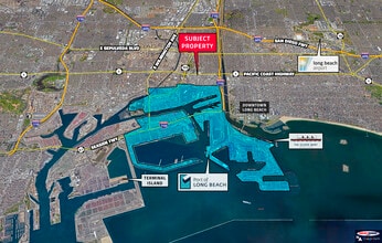 1734-1742 Hayes Ave, Long Beach, CA - AERIAL map view - Image1