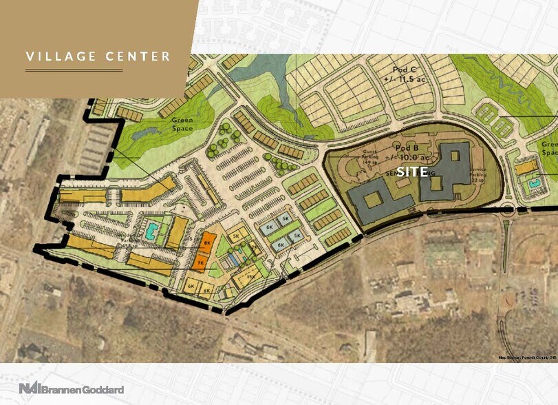 Settingdown Road, Cumming, GA for sale - Site Plan - Image 1 of 1