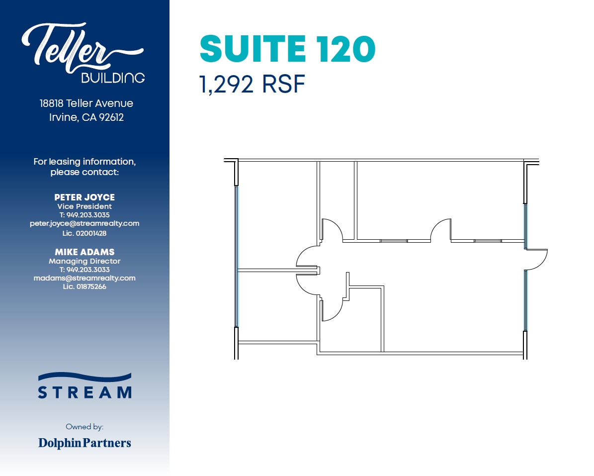 18818 Teller Ave, Irvine, CA for lease Floor Plan- Image 1 of 1